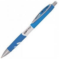 Ручка кулькова автоматична BM.8236-01 Soft синя (12)