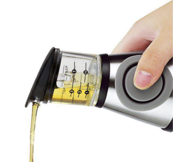 Бутылка-диспенсер для масла и для уксуса Press Measure Oil Dispenser - фото 3 - id-p1149625855