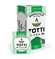 Чай зелений TOTTI Tea «Смарагдовий лист», пакет 2г*25*32
