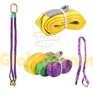 Стропи текстильні до 25 тонни, довжина до 10 метрів