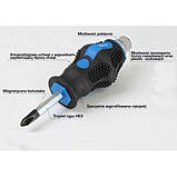 Спеціальний набір ударних викруток 12 одиниць SATRA S-S12PC, фото 4