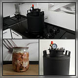 Автоклав пофарбований метал для домашнього консервування 5 літрів або 8 полілітрових, фото 2