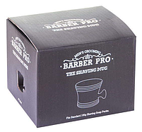 Чаша для піни чорна керамічна з ручкою Shaving Mug Barber Pro Black, фото 3