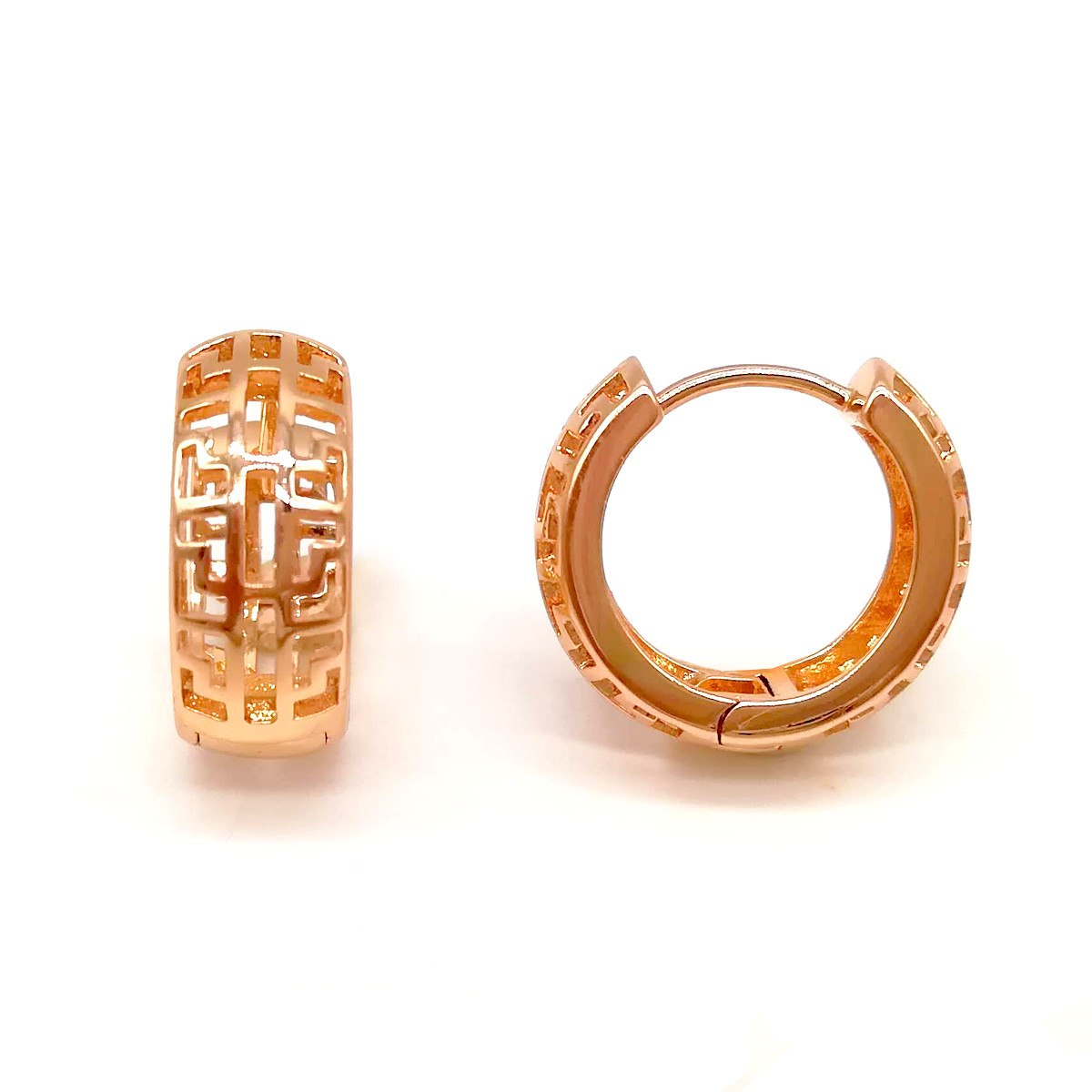 Сережки Xuping з медичного золота, позолота 18K, 23874 (1)