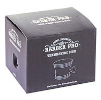 Чаша для піни біла керамічна з ручкою Shaving Mog Barber Pro (905000 WHT), фото 3