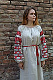 Жіноча вишита сукня з круглою горловиною "Поліська", фото 4