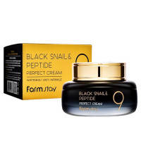 Крем для лица с экстрактом черной улитки и пептидами FarmStay Black Snail Peptide 9 Perfect Cream 55 мл