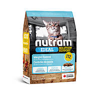 Сухой корм для кошек склонных к набору лишнего веса I12 Nutram 1,13 кг