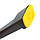 Скакалка жовта для крос-тренінгу та силової аеробіки. (2,8 м, регулюється, Система Підшипників), фото 2