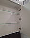Дзеркальна шафа для ванної Базис Пік 60 см з підсвічуванням LED, фото 5