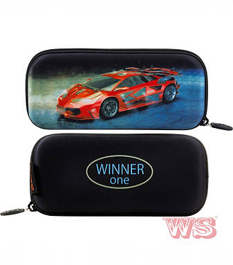 Пенал твердий для хлопчика каркасний Winner One без наповнення перегону Р-213, фото 1