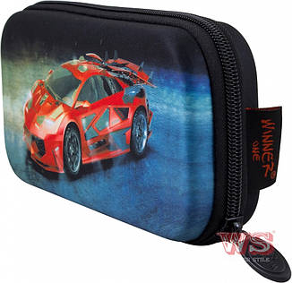 Пенал твердий для хлопчика каркасний Winner One без наповнення перегону Р-213, фото 3