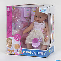 Функціональний Пупс 8040-12 (8/2) 8 функцій, з аксесуарами, у коробці