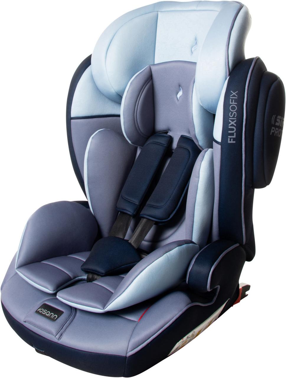 Дитяче Автокрісло FLUX Isofix (9 міс-12 років/від 9 до 36 кг) Pixel Navy - ОРИГІНАЛ