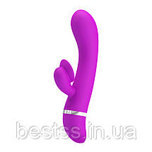 Вібратор із кліторальним відростком Pretty Love Bert Vibrator, фото 2