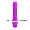 Вібратор із кліторальним відростком Pretty Love Bert Vibrator, фото 7