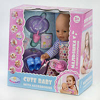 Функціональний Пупс 8060-498 8 функцій, з аксесуарами, у коробці