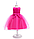 Сукня малинова бальна випускна ошатна для дівчинки за коліно. Розмір 140 на зріст 130+, фото 2