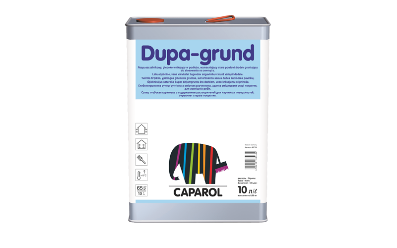 Грунтовка глибокого проникнення Caparol Dupa-Putzfestiger, 10 л