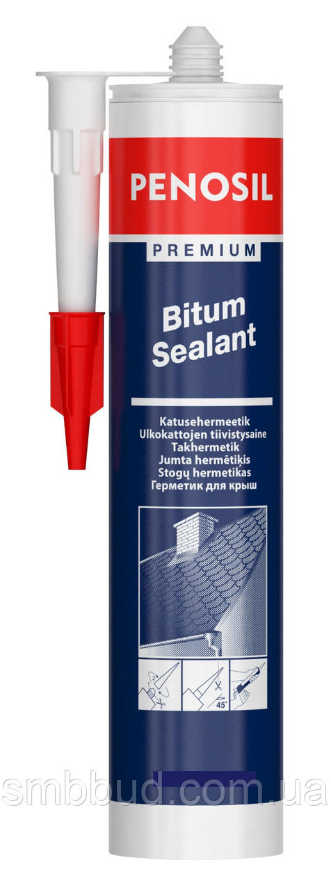 Герметик бітумний PENOSIL Bitum Sealant чорний 310 мл