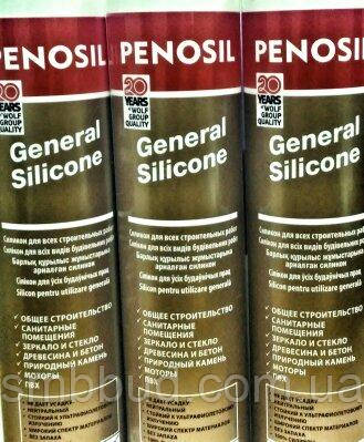 Герметик нейтральний PENOSIL General Silicone чорний 310 мл