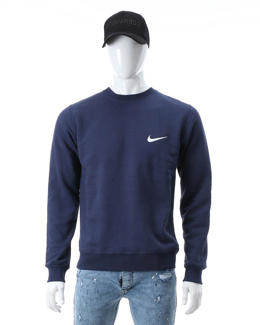 Світшот осінь-зима індиго NIKE з лого IND M (Р) 15-406-003 XL