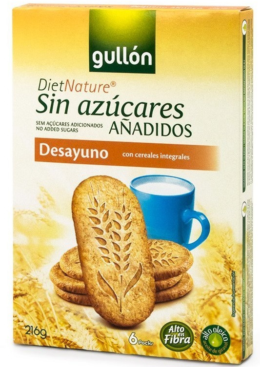Печиво без цукру Gullon "Diet Nature — Для сніданку", 216 грамів