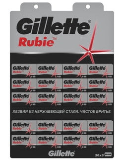 Лезвия Gillette "Rubie" 1уп. - фото 1 - id-p369076647