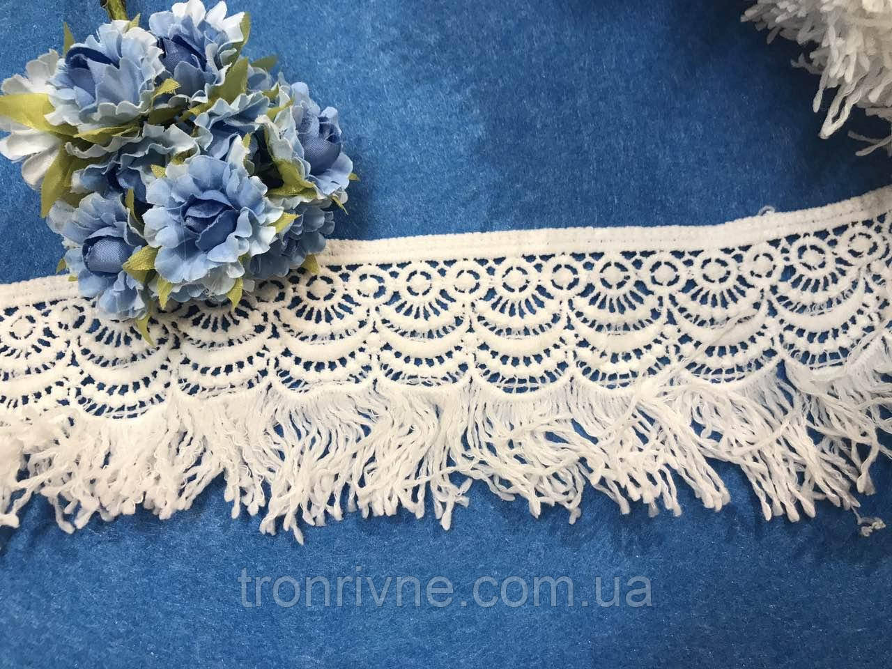 Біле мереживо 6,5 см, фото 1