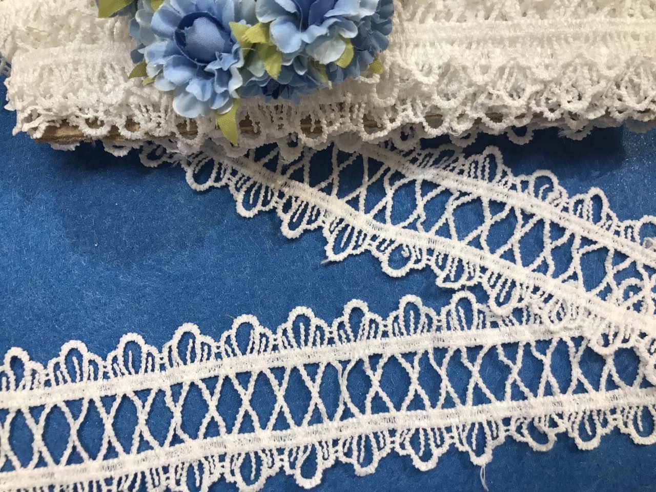 Біле мереживо симметрическое 4,5 см, фото 1