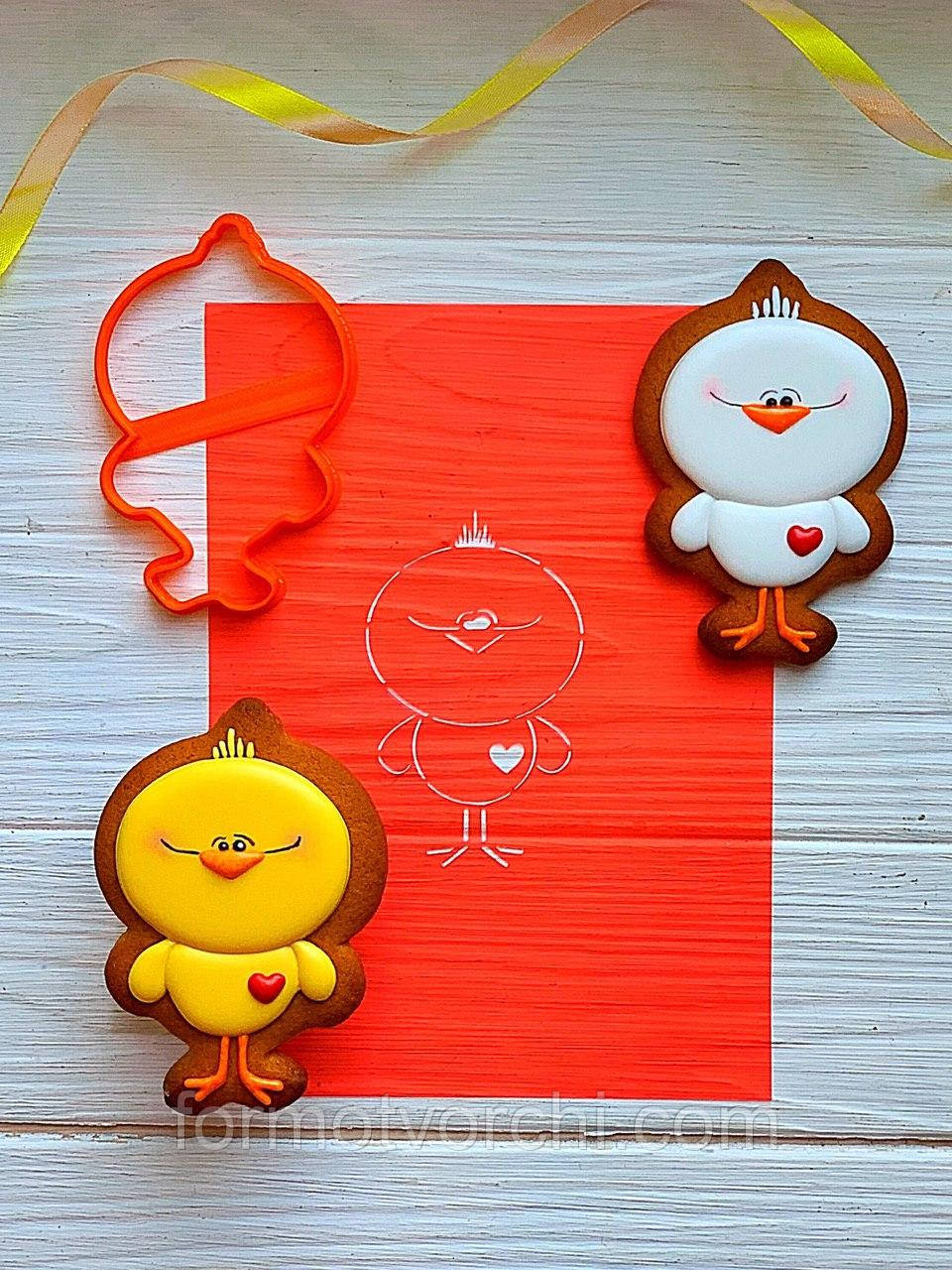 3D формочки-вирубки для пряників "Курча 12"