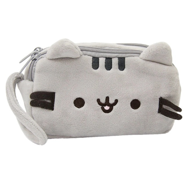 Пенал Косметичка Кіт Пушин Pusheen LITZY 2 відділення 210*130 мм, фото 1