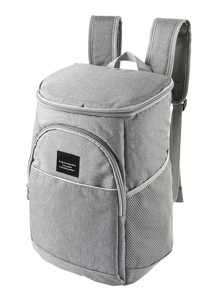 Термосумка-рюкзак BAG-1 18 л, сірий