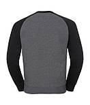 Чоловічий автентичний бейсбольний светр S, RC6 Карбон Меланж/Чорний, фото 3