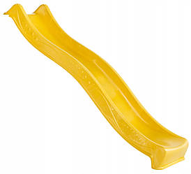Дитяча гірка пластикова, спуск 2,2 метра KBT Бельгія. Колір жовтий.