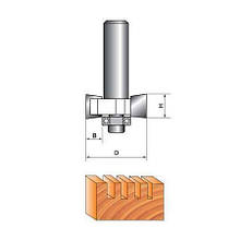 Фреза Глобус пазів з нижнім підшипником. Серія 1023. D33 h5 L50 d8