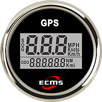 GPS-спідометр ECMS (чорний)