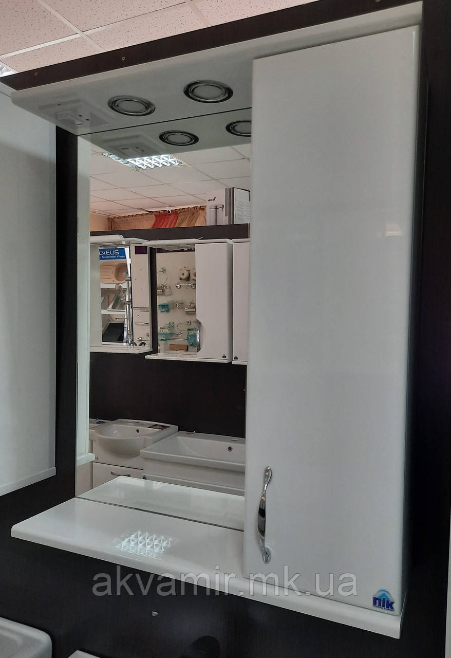 Дзеркало у ванну Базис ПіК 65 см, фото 1