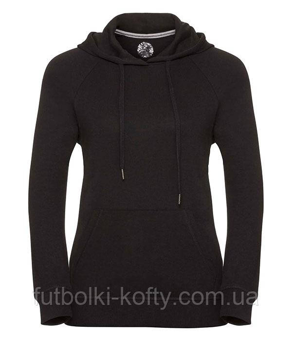 Жіноче худі Premium HD м'яке, бавовна L, R36 Чорний, фото 1