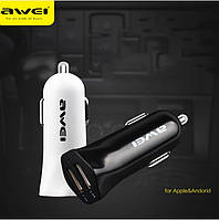 Автомобильное зарядное устройство Awei C-300 Car Charger Black