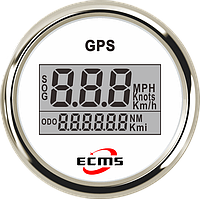 GPS-спідометр ECMS (білий)