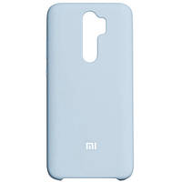 Silicone Case Premium на Xiaomi Redmi Note 8 Pro Light Blue