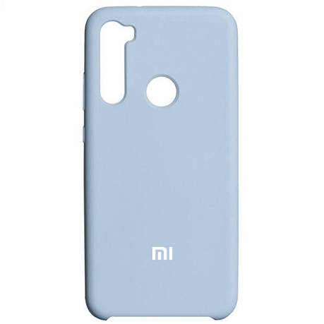 Silicone Case Premium на Xiaomi Redmi Note 8 Light Blue, фото 2