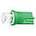 T10 1-SMD LED W5W лампочка автомобільна - зелений колір, фото 2