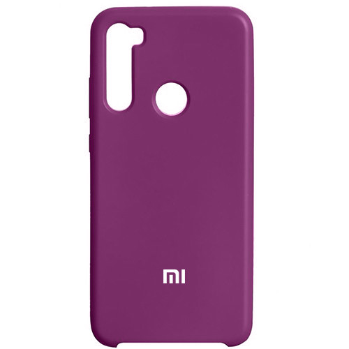 Чохол Silicone Case на Xiaomi Redmi Note 8 Fuchsia