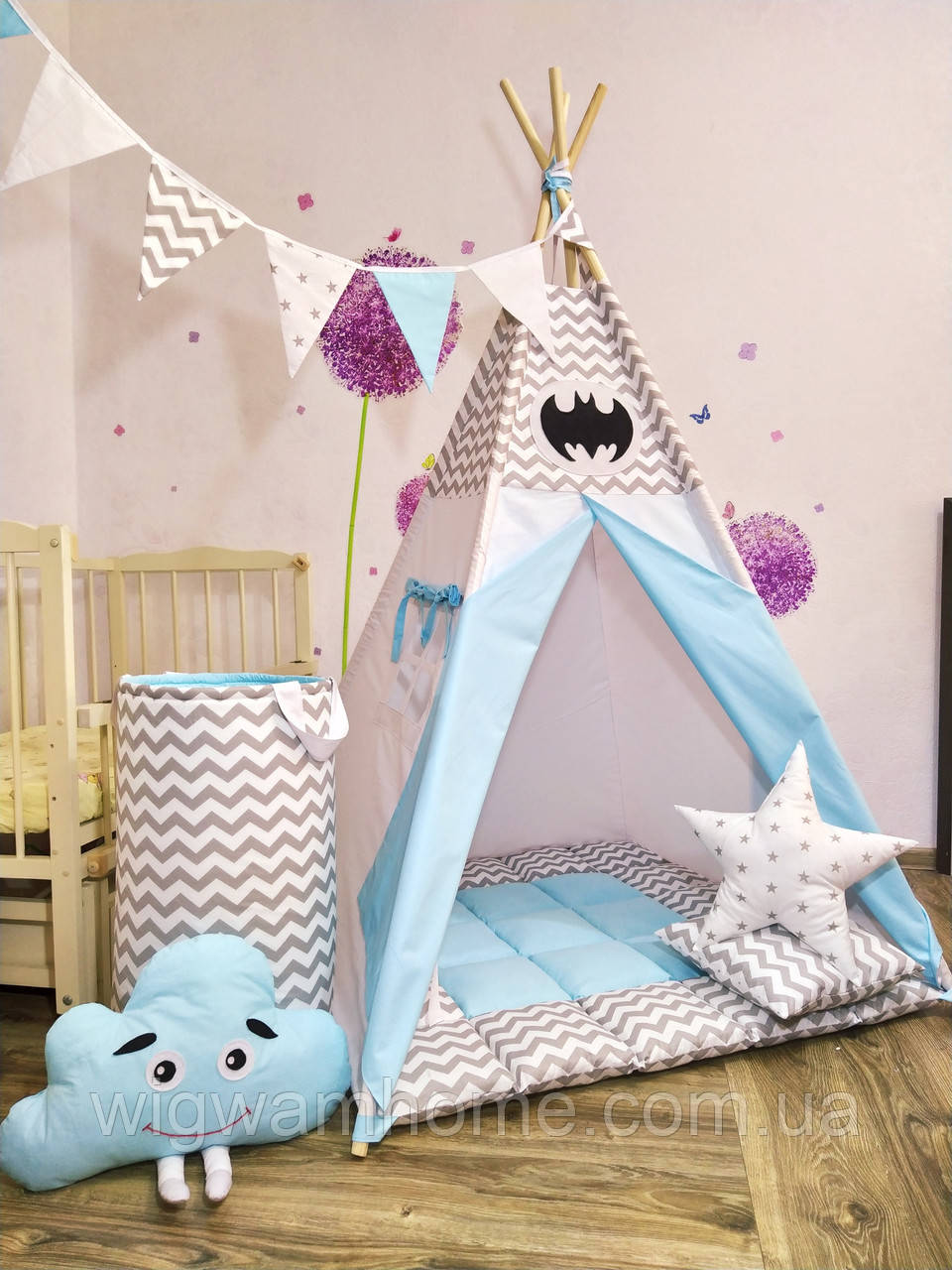 Повний комплект, вігвам із бетменом, індивідуальний набір, фото 1