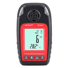 Детектор горючих газів + термометр (0-100% LEL, 0-50 °C) WINTACT WT8823