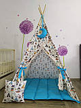 Вігвам ізравлинами Повний набір із м'яким килимком, фото 2