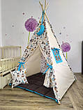 Вігвам ізравлинами Повний набір із м'яким килимком, фото 3