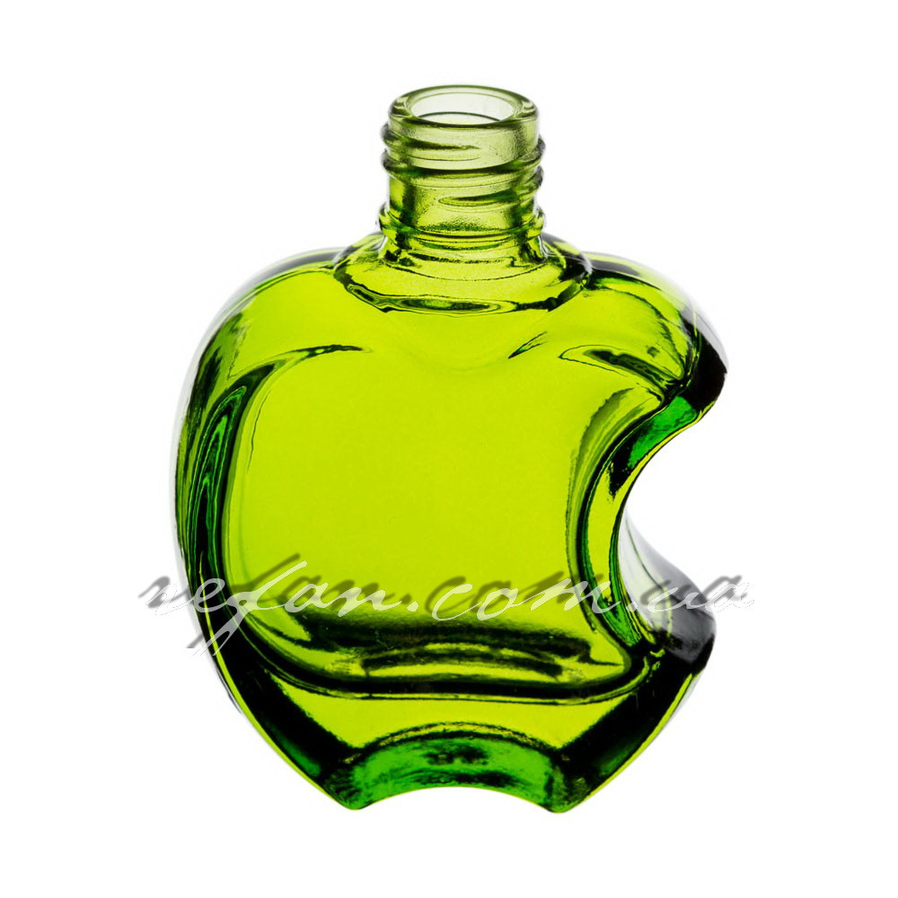 Скляний флакон "Яблучко" — green, 12 мл